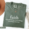 Faith Christian Shirt Comfort Colors Minimalist Inspirational Bible Verse Tee 3