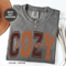 Cozy Season Fall T Shirt Comfort Colors Shirt Autumn Thanksgiving Graphic Tee 2