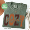 Cozy Season Fall T Shirt Comfort Colors Shirt Autumn Thanksgiving Graphic Tee 4