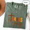 Happy Thanksgiving Shirt Comfort Colors Pumpkin Thankful Fall Christian Tee 1