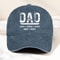 Dad Hat Personalized Kids Names Cap Custom Father Gift Minimalist Embroidered Baseball Hat 0