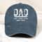 Dad Hat Personalized Kids Names Cap Custom Father Gift Minimalist Embroidered Baseball Hat 2