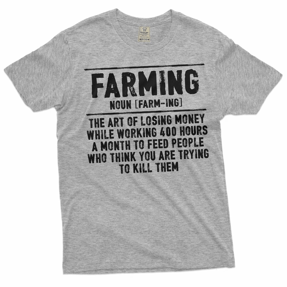 Funny Farming Definition Shirt Farmer T Shirt Men Farm Life Gift Tee 1