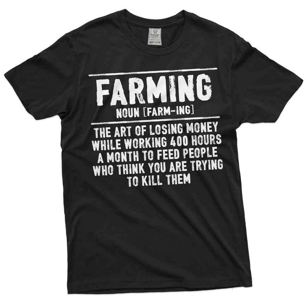 Funny Farming Definition Shirt Farmer T Shirt Men Farm Life Gift Tee 2