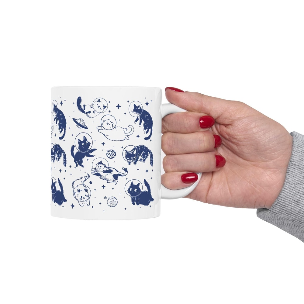 Cat Lover Mug Cute Cat Coffee Cup Aesthetic Animal Mug Gift For Cat Lovers 6