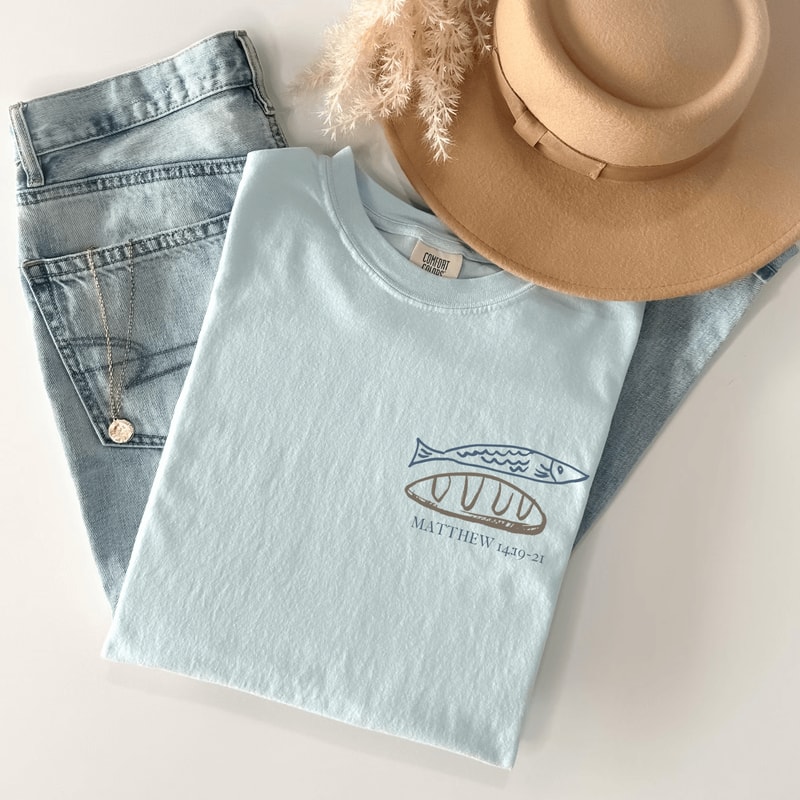 Comfort Colors Jesus Shirt Boho Christian Tee Oversized Faith Graphic TShirt 3