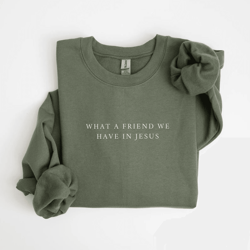 minimalist jesus is king sweatshirt christian faith crewneck aesthetic hoodie