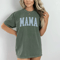 Comfort Colors Mama Shirt Gingham Mom Tee Cute Mothers Day Gift Shirt 4