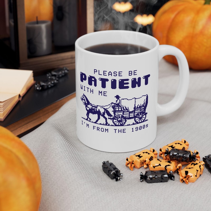 Please Be Patient With Me Mug Funny Retro Gamer Coffee Cup Vintage Humor Gift 3