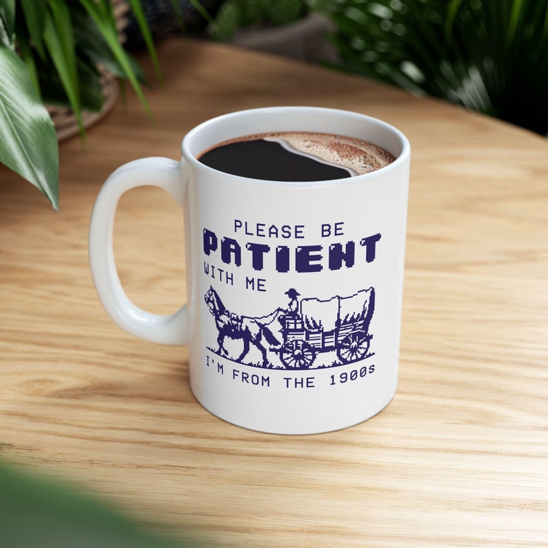 Please Be Patient With Me Mug Funny Retro Gamer Coffee Cup Vintage Humor Gift 4
