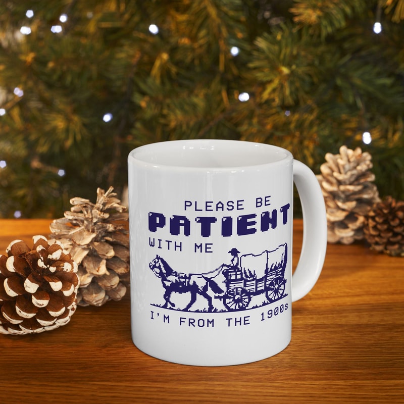 Please Be Patient With Me Mug Funny Retro Gamer Coffee Cup Vintage Humor Gift 5