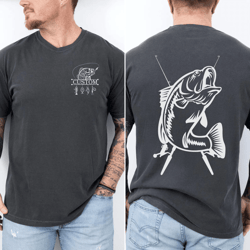 custom fishing shirt personalized dad gift fathers day fishing t-shirt