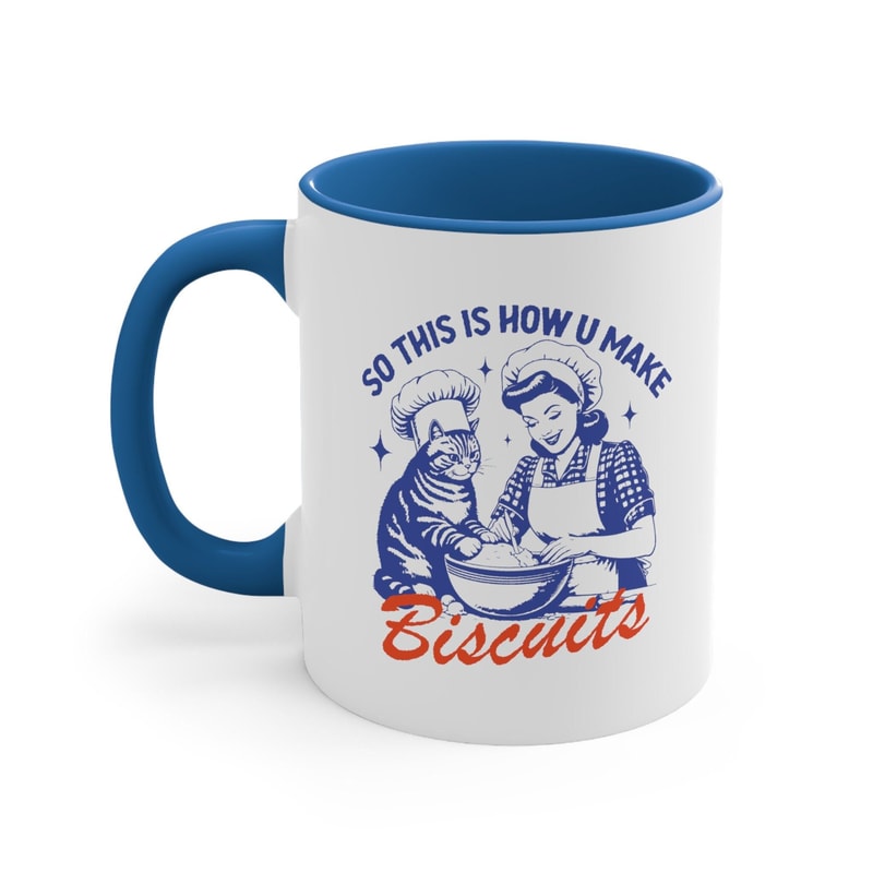 So This Is How I Make Biscuits Mug Funny Baking Coffee Cup Retro Kitchen Humor Gift 1