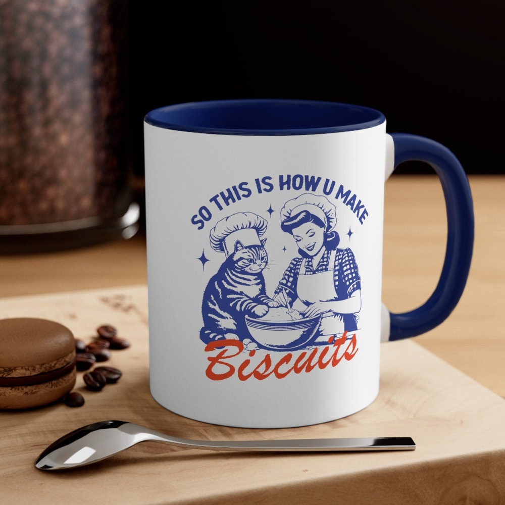 So This Is How I Make Biscuits Mug Funny Baking Coffee Cup Retro Kitchen Humor Gift 2