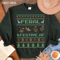 Funny Christmas Raccoon Sweatshirt Cute Ugly Christmas Sweater Festive Holiday Shirt 2