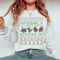 Funny Christmas Raccoon Sweatshirt Cute Ugly Christmas Sweater Festive Holiday Shirt 4