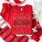 Funny Christmas Raccoon Sweatshirt Cute Ugly Christmas Sweater Festive Holiday Shirt 5