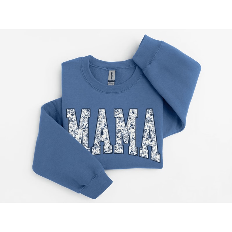 Floral Mama Sweatshirt Cute Mom Crewneck Cozy Mothers Day Gift For New Moms 1
