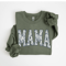 Floral Mama Sweatshirt Cute Mom Crewneck Cozy Mothers Day Gift For New Moms 3