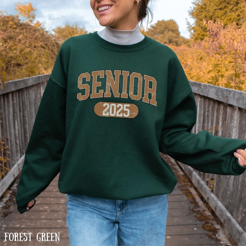 Senior 2025 Sweatshirt Class Of 2025 Shirt High School Senior Graduation Gift 4
