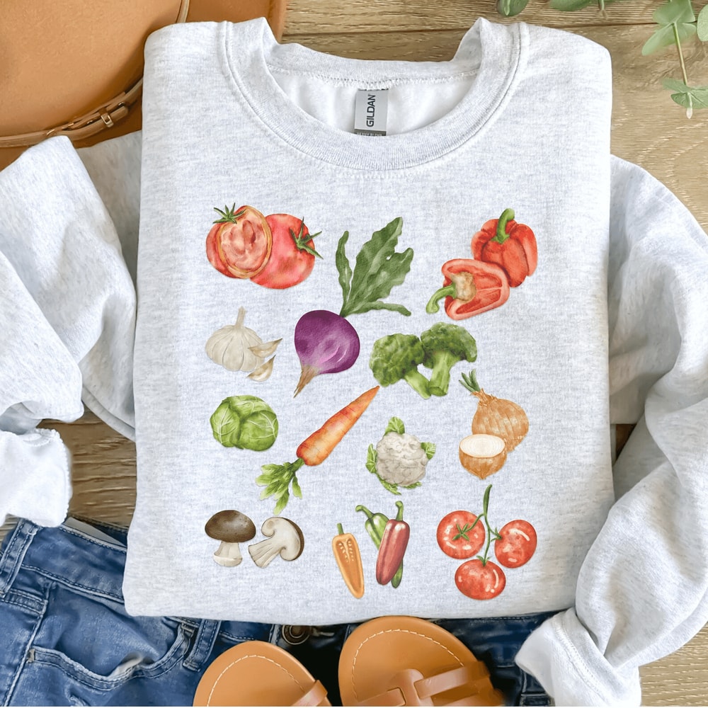 Cottagecore Vegetable Shirt Vintage Garden Tee Plant Lover Canning Season Gift 1