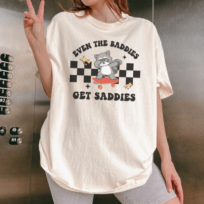 Funny Raccoon Shirt Vintage Y2K Meme Sweatshirt Nostalgia Mental Health Graphic Tee 1