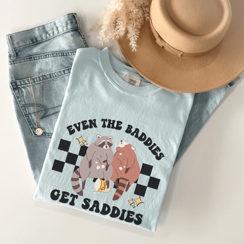 Funny Raccoon Meme Shirt Vintage Y2K Sweatshirt Mental Health Humor Graphic Tee 5