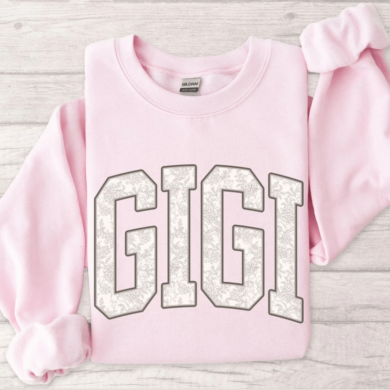 Floral Gigi Sweatshirt Cozy Grandma Crewneck Pregnancy Announcement Gift Gigi Gift 6