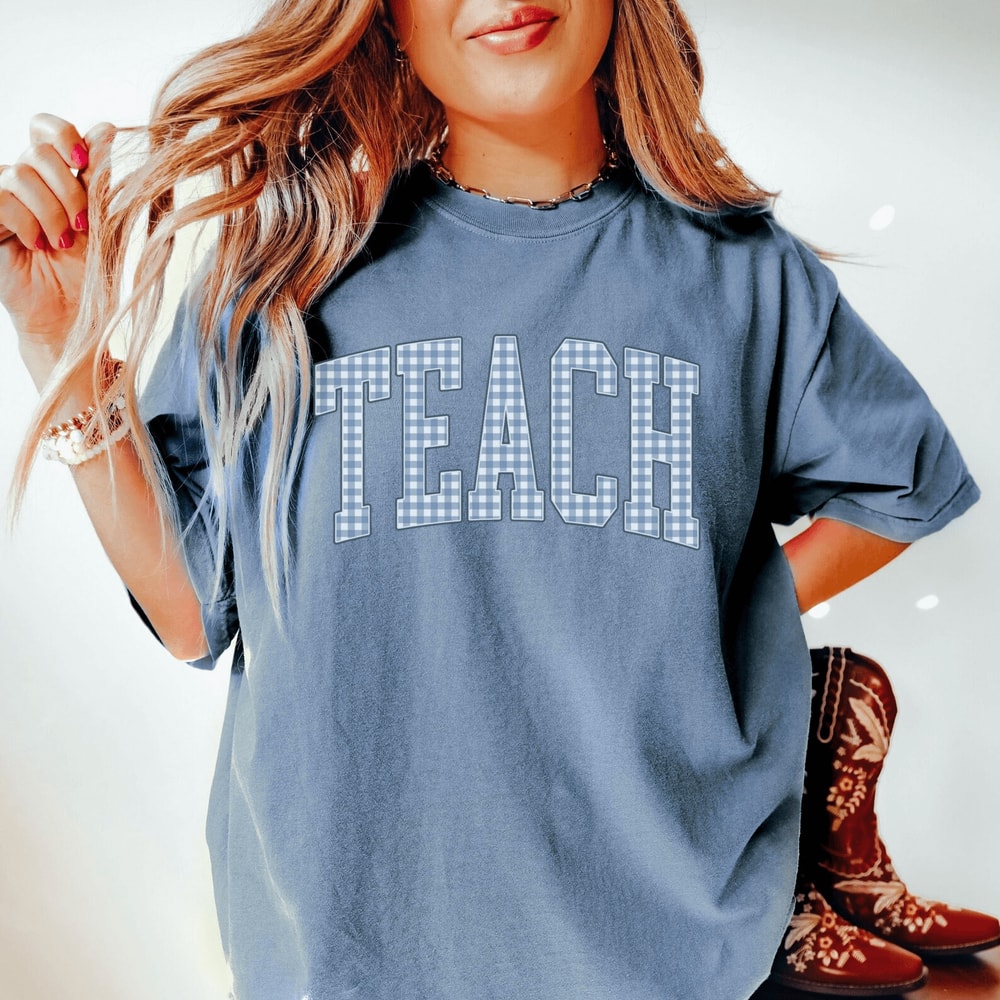 Comfort Colors Teach Shirt Teacher Tee Back To School Shirt Teacher Appreciation Gift 5