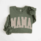 Gingham Mama Sweatshirt Vintage Mama Shirt Trendy Mom Crewneck Mothers Day Gift 2