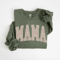 Gingham Mama Sweatshirt Vintage Mama Shirt Trendy Mom Crewneck Mothers Day Gift 2