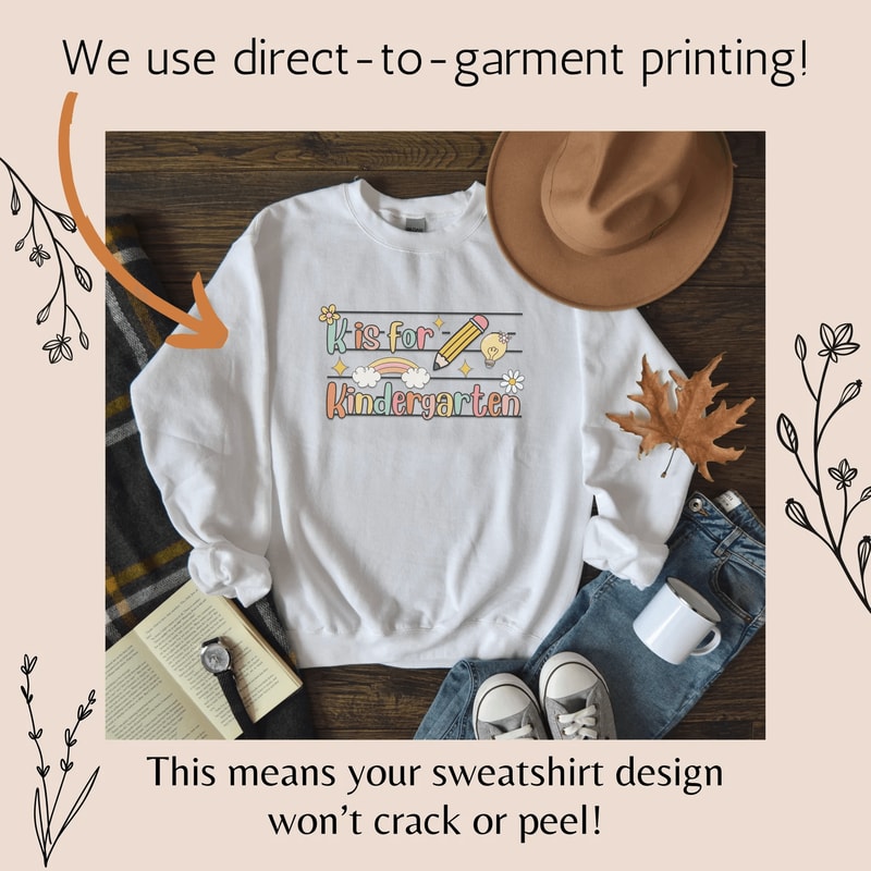 Kindergarten Teacher Sweatshirt Cute Teach Crewneck Back To School Teacher Gift 2