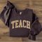 Floral Teach Sweatshirt Cute Teacher Crewneck Back To School Teacher Appreciation Gift 1