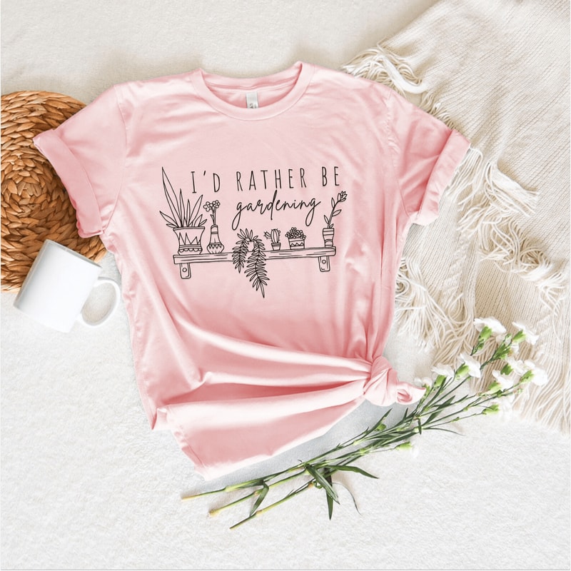 Funny Gardening Shirt Plant Lover Shirt Plant Lady Botanical Tee Gardener Gift 3