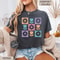 Retro Floral Shirt Vintage Flower Graphic Tee Cottagecore Aesthetic Shirt Trendy Spring Summer Top 3