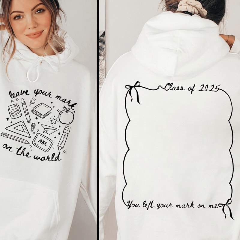 Comfort Colors Leave Your Mark On The World Teacher Shirt Inspirational Teacher Appreciation Sweat