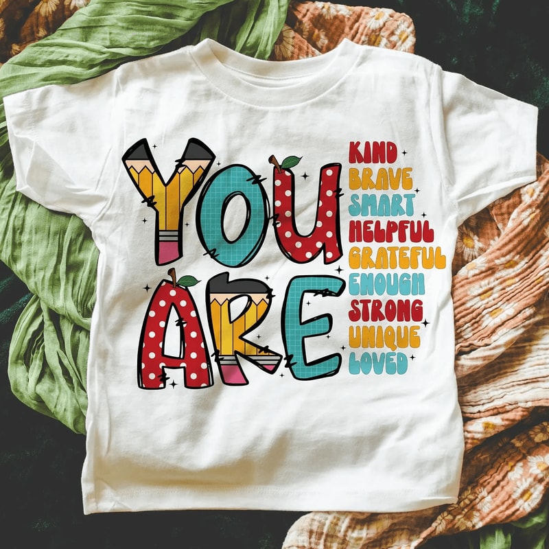 Comfort Colors You Are Kind Teacher Shirt Retro Back To School Inspirational Teacher Tee 3