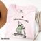 Comfort Colors Off To Teach Math Teacher Shirt Funny Scooter Frog Statistics Tee 2