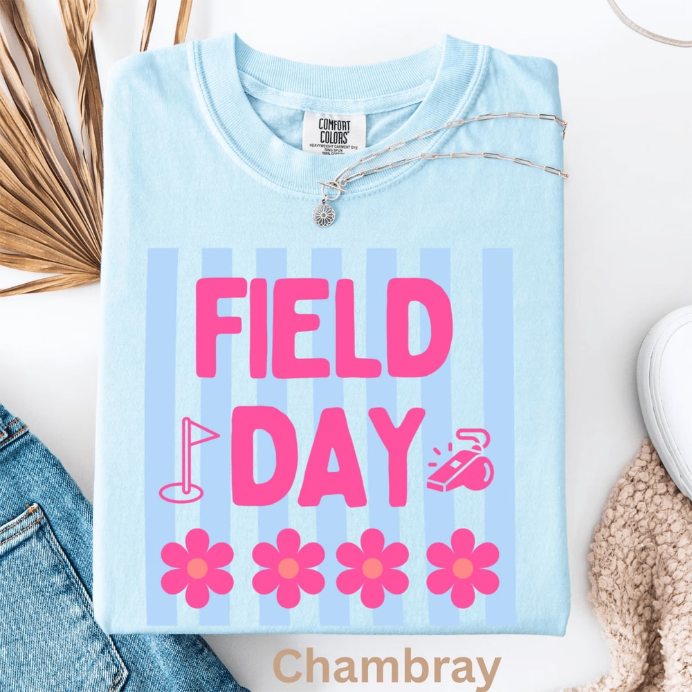 Comfort Colors Field Day Teacher Shirt Last Day Of School Fun Day Tee 1