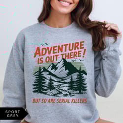 out of breath hiking society sweatshirt, funny raccoon shirt, retro hiking sweatshirt, camping outdoorsy nature lover