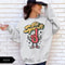 Go Sports Retro Sweatshirt Vintage Distressed Sports Shirt Oversized Baseball Sweatshirt Trendy Gra 0