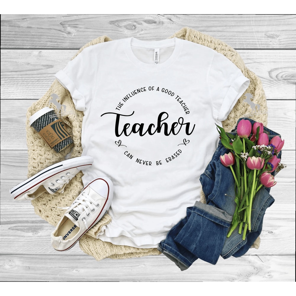 Comfort Colors Teacher Shirt The Influence Of A Teacher Inspirational Appreciation Tee 1
