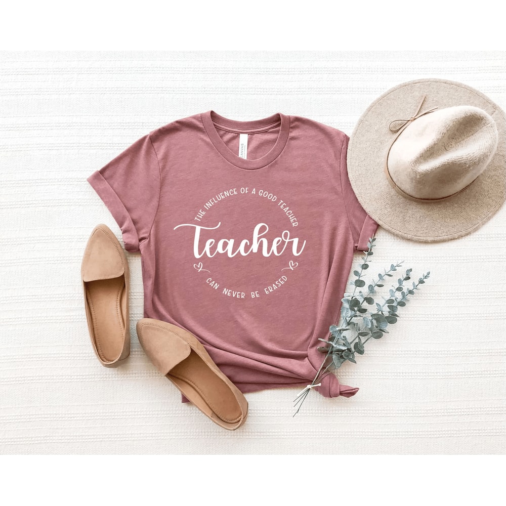 Comfort Colors Teacher Shirt The Influence Of A Teacher Inspirational Appreciation Tee 2