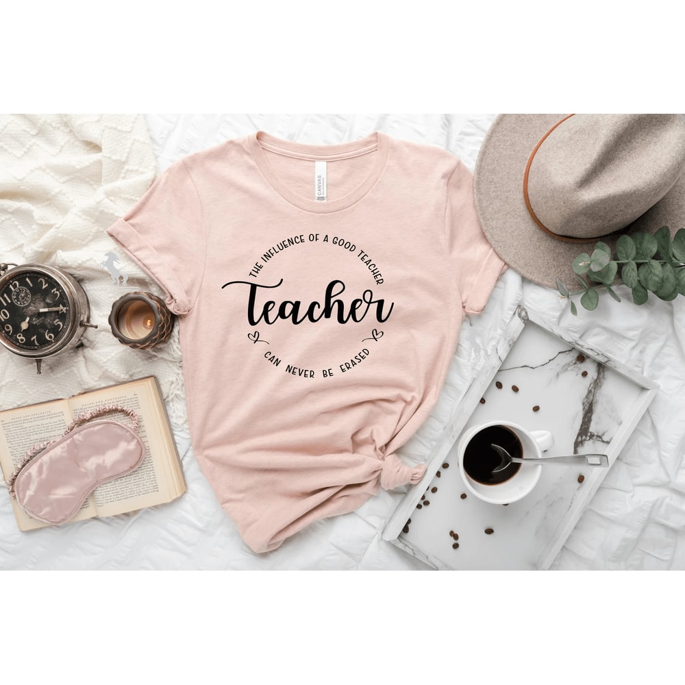 Comfort Colors Teacher Shirt The Influence Of A Teacher Inspirational Appreciation Tee 3