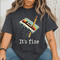 Comfort Colors Its Fine Cassette Tape Shirt Retro Music Teacher Funny 80s 90s Tee 3