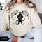 Bat Sweatshirt Cute Upside Down Bat Shirt Floral Bat Sweatshirt Womens Halloween Sweatshirt Trendy 4