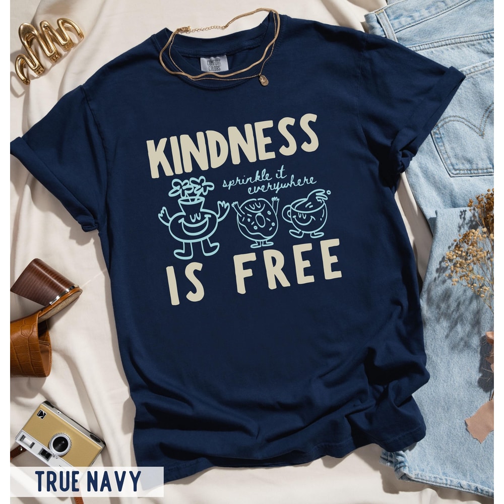 Kindness Is Free Doughnut Comfort Colors TShirt