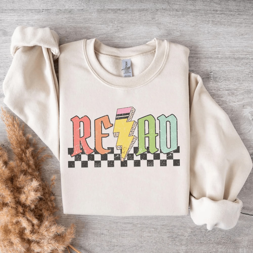 Retro Teacher Sweatshirt Comfort Colors Teacher Life Back To School Pullover 0