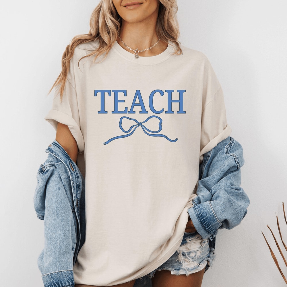 Comfort Colors Teacher Shirt Cute Teacher Appreciation Back To School Tee 2