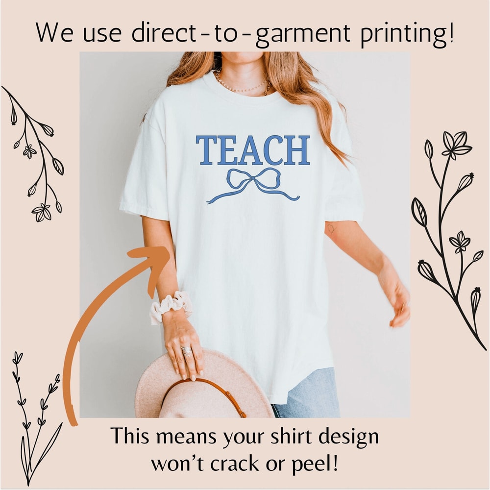 Comfort Colors Teacher Shirt Cute Teacher Appreciation Back To School Tee 3